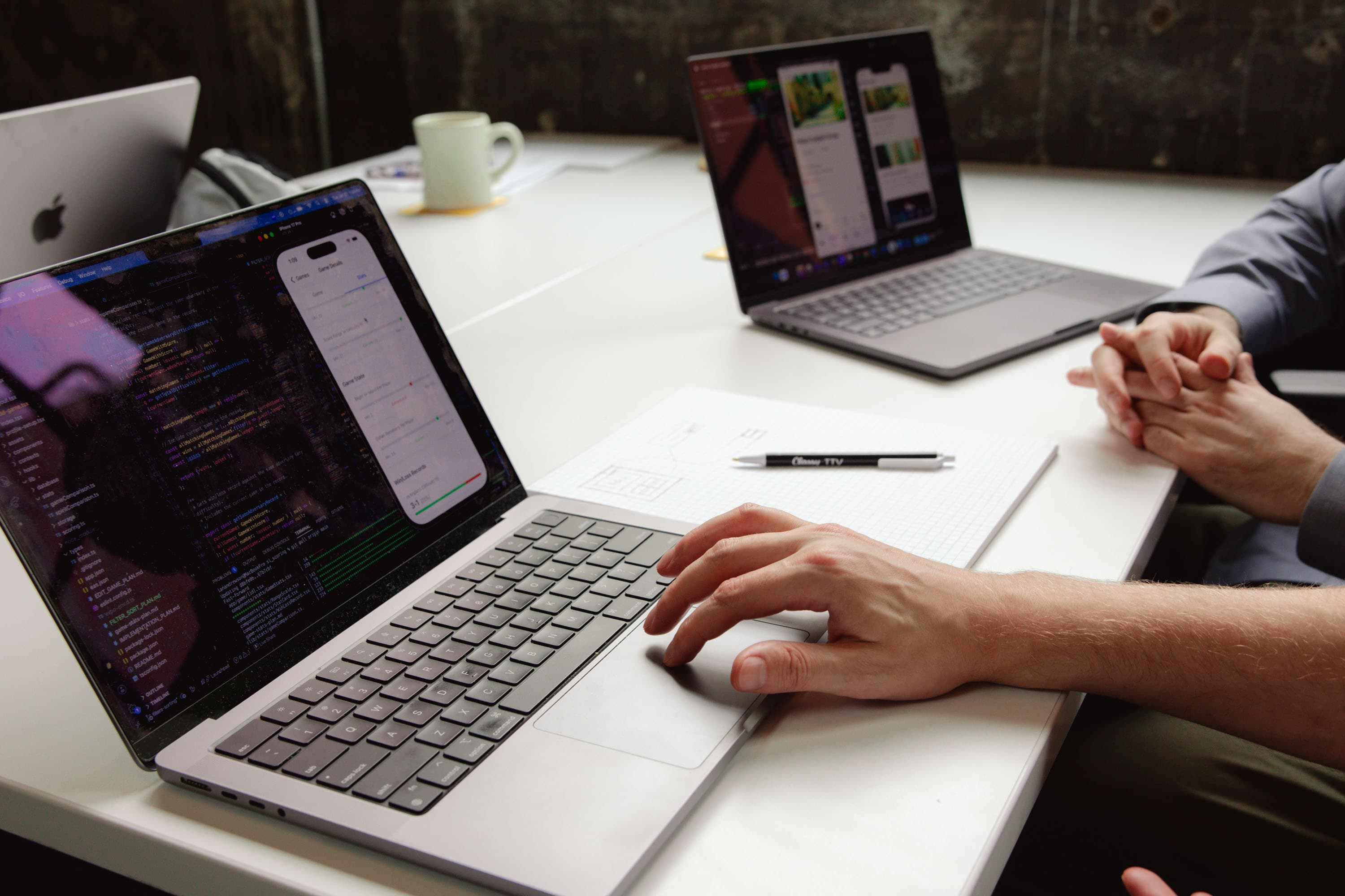 Olio Apps team collaborating